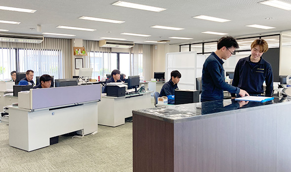社内の様子